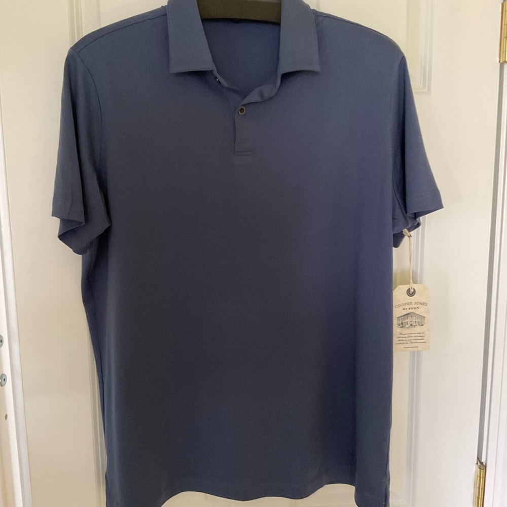 Cooper Jones Supply Men's Blue Polo Shirt